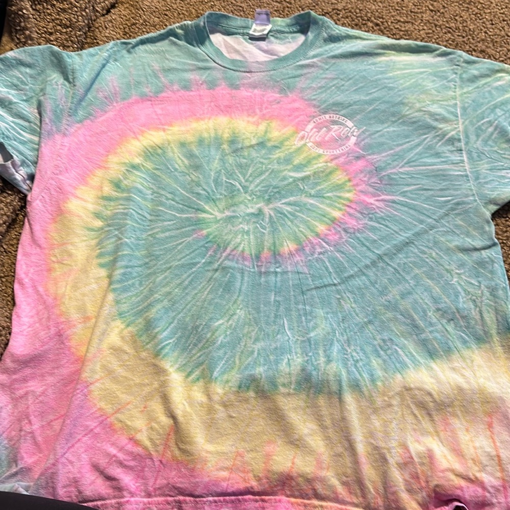 Old Row 2xl tie dye shirt-unisex
